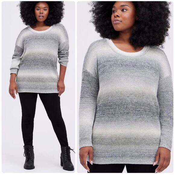 NWT Torrid Spacedye Drop Shoulder Tunic Sweater Size 6X - Picture 1 of 6